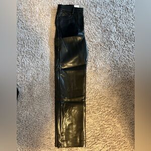 Wilfred Black Leather Trousers